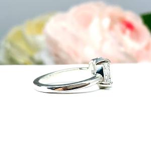 Pear Oval CZ 2 Stone Engagement Ring Toi Et Moi You and Me