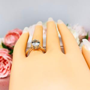 White Topaz Oval Engagement Ring – 10x8mm-14x10mm, Sterling Silver, 8-Prong