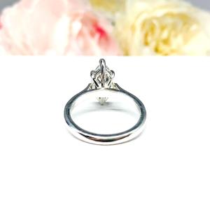 Marquise CZ Engagement Ring 6 prong Sterling Silver Cathedral Near Colorless CZ