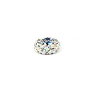 Oval-Cut Cubic Zirconia Loose Stone • 12x8mm (3.5ct) Near‑Colorless Diamond Simulant