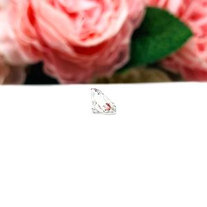 Old Mine Cut Cubic Zirconia Loose Stone • 7.5mm (2 carats) Near‑Colorless Diamond Simulant