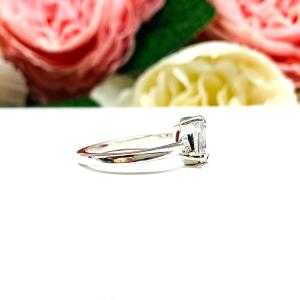 Pear-Cut CZ & Round Lab Ruby Toi Et Moi Ring • Sterling Silver