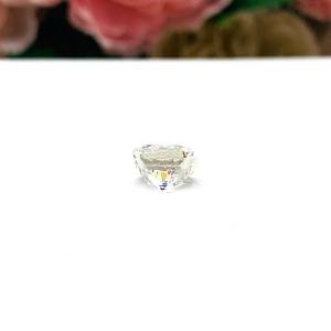 Old Mine Cut Cubic Zirconia Loose Stone • 7.5mm (2 carats) Near‑Colorless Diamond Simulant