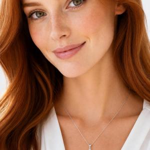 Pear-Cut White Topaz Pendant Necklace • 9x6mm—12x8mm, Sterling Silver