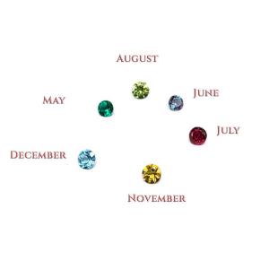 Three Stone Mother's Ring • 4mm Round, Sterling Silver