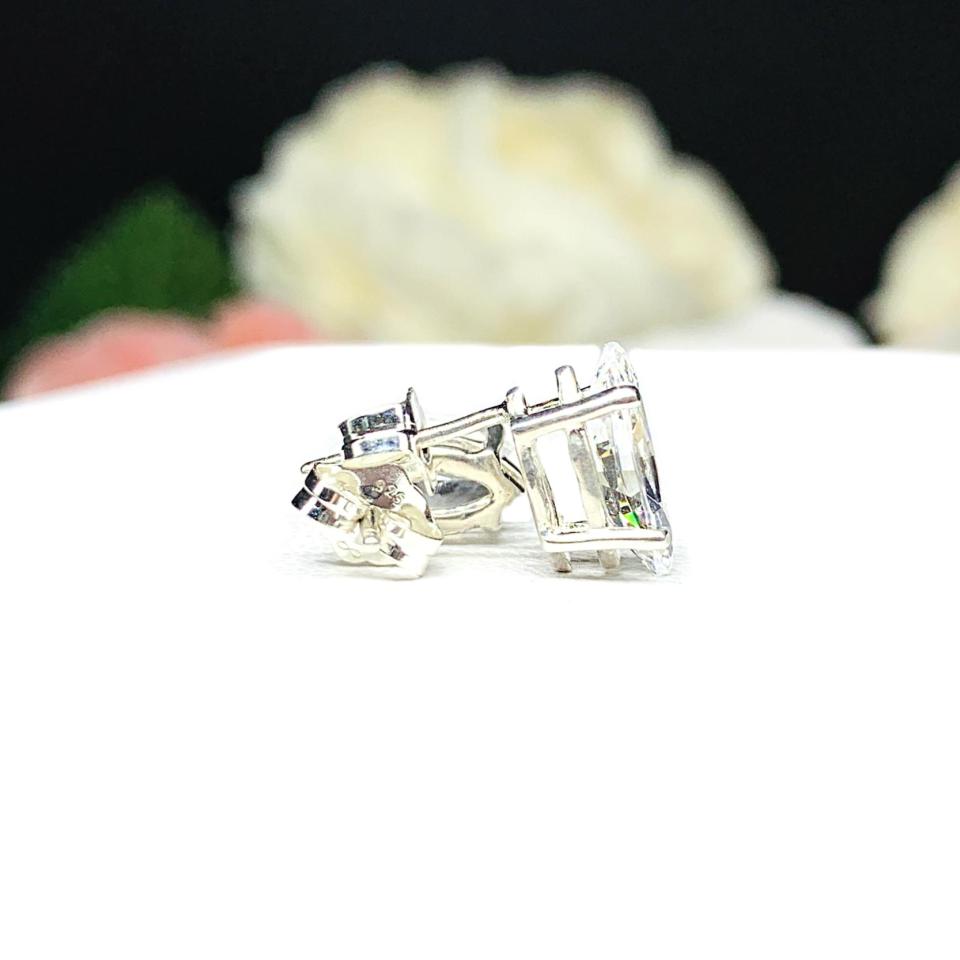 10x5mm Marquise Cubic Zirconia Stud Earrings FINAL SALE
