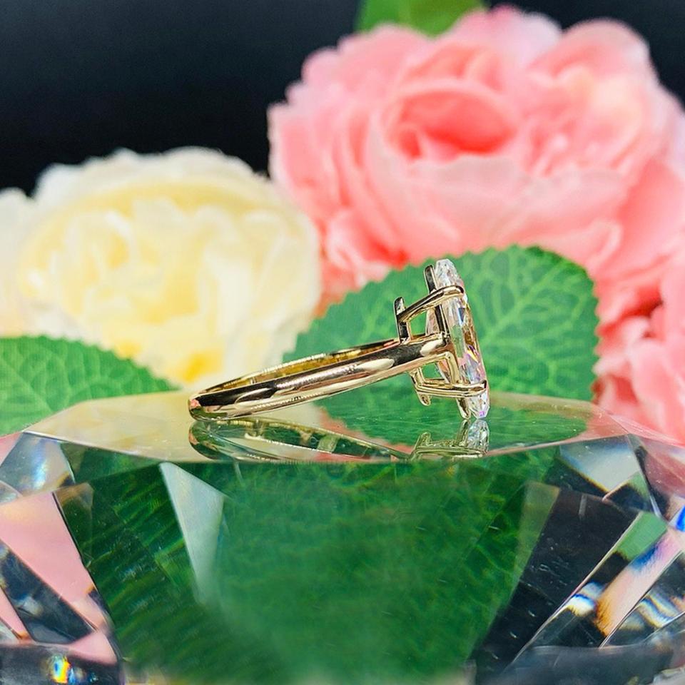 Marquise Cubic Zirconia 14x7mm Engagement Ring SIZE 6.5 FINAL SALE