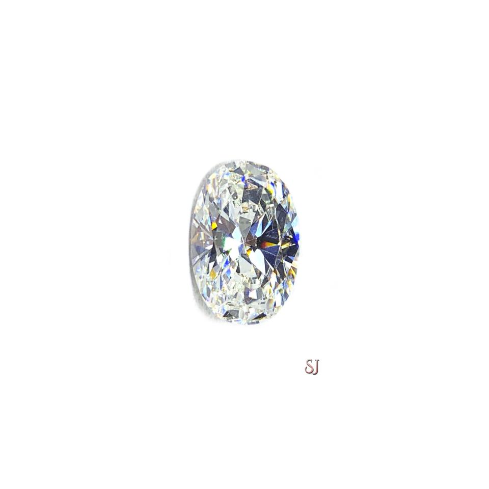 Elongated Oval Cubic Zirconia Loose – 12x8mm (3.5 carats), Near Colorless, Diamond Simulant