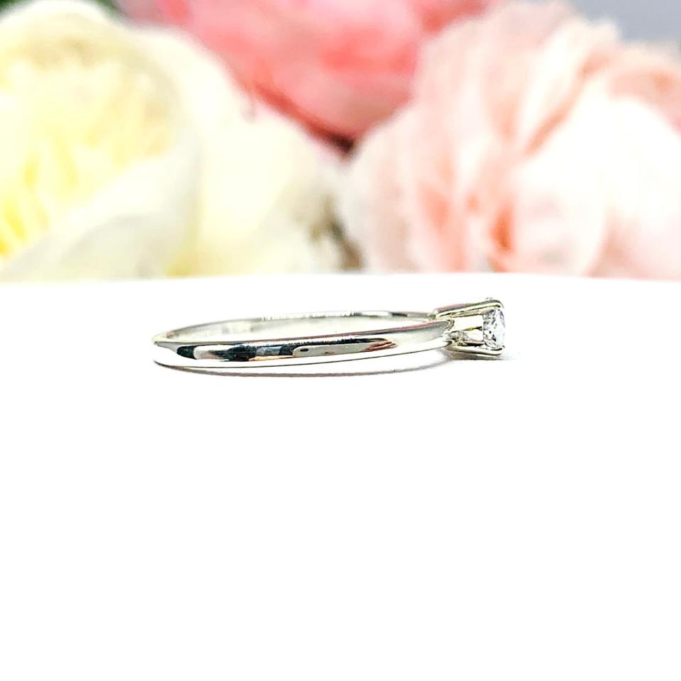 Marquise CZ East West Stacking Engagement Ring