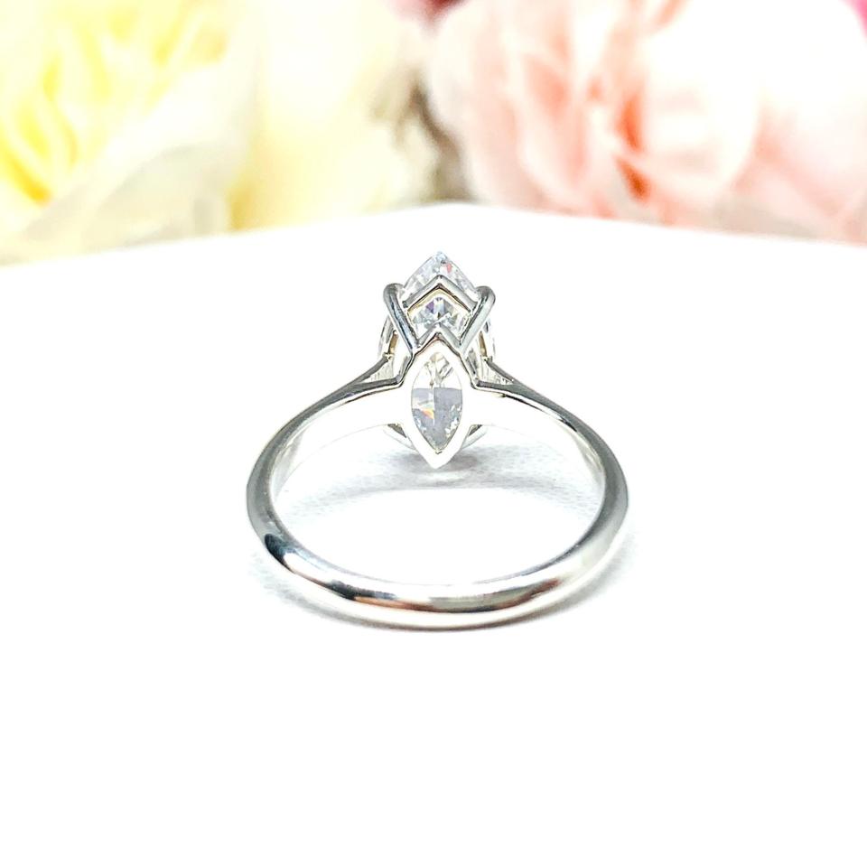 Marquise Cubic Zirconia 14x7mm Engagement Ring SIZE 6.5 FINAL SALE
