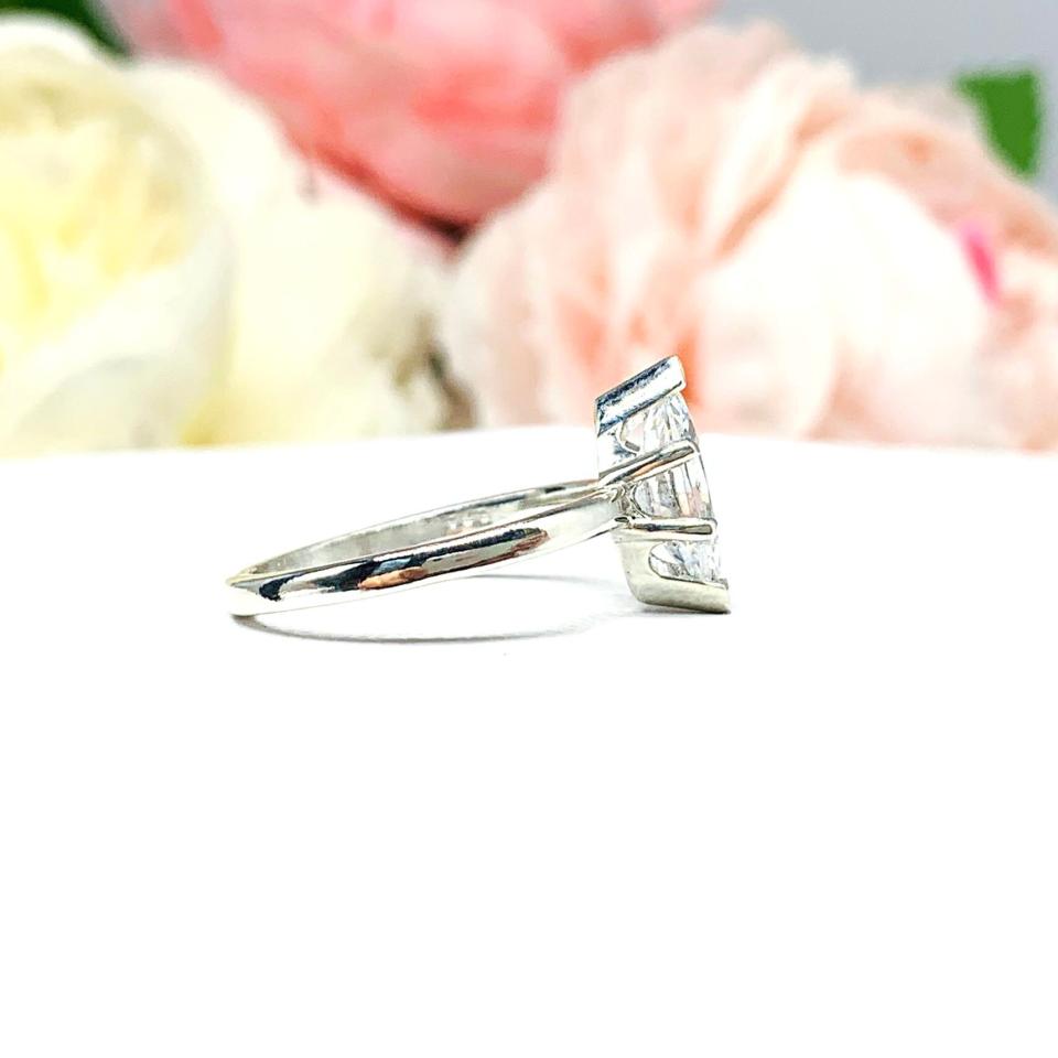 Marquise Cubic Zirconia 6 Prong Engagement Ring SIZE 7 FINAL SALE
