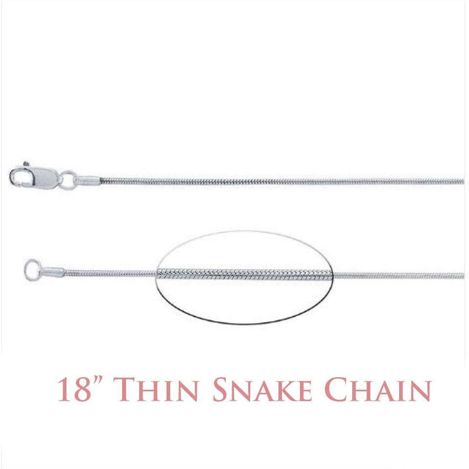 Round-Cut CZ Pendant or Necklace • 5mm—13mm, Sterling Silver