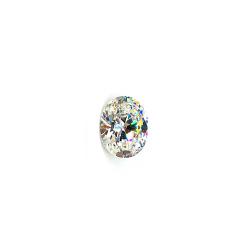 Oval-Cut Cubic Zirconia Loose Stone • 10x8mm (2.5 carats) Near‑Colorless Diamond Simulant