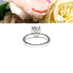 Round-Cut CZ Engagement Ring • 5mm—8mm, High Profile, Sterling Silver
