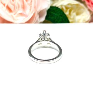 Pear-Cut CZ Engagement Ring • 9x6mm—13x9mm, Sterling Silver